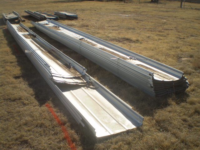 Metal building material